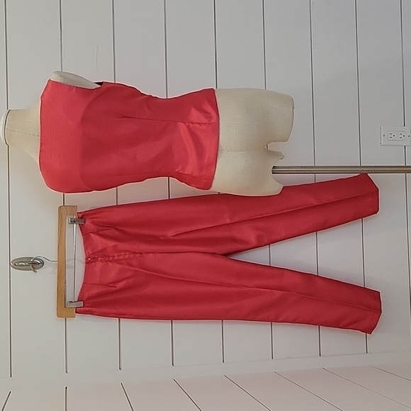 DAWN JOY size 3/4. 2 piece pink pant suit - Picture 2 of 5